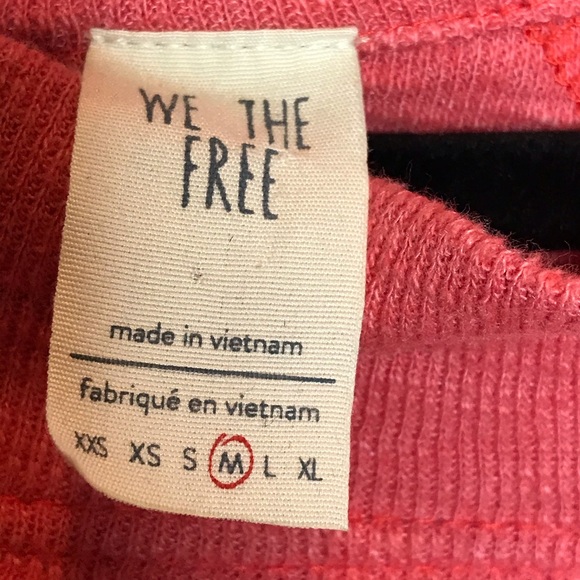 FREE PEOPLE WE THE FREE DONT FORGET ME TEE/TOP M - Picture 7 of 10